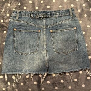 Free People Jean skirt